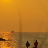 Sonnenuntergang am Strand von Jochen Ruser